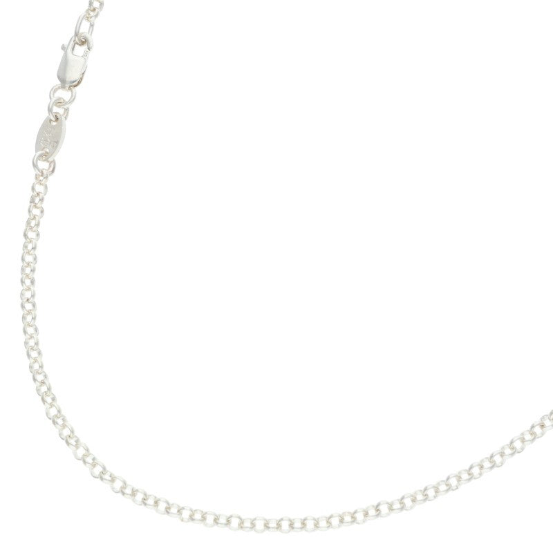 Chrome Hearts Roll Chain Silver Necklace Size 18INCH