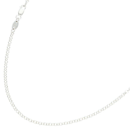 Chrome Hearts Roll Chain Silver Necklace Size 20INCH
