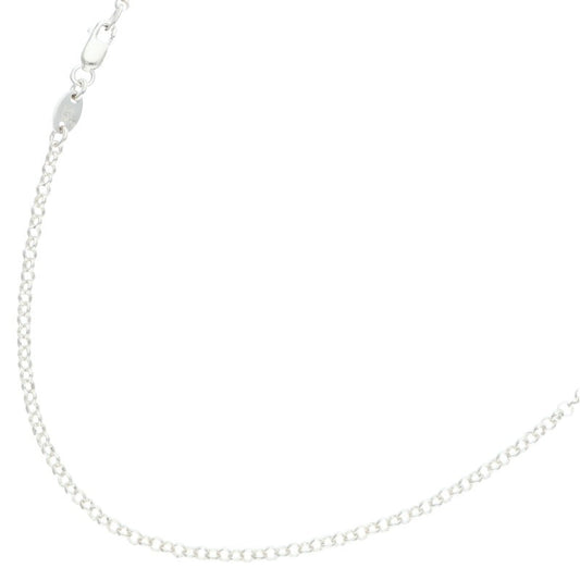 Chrome Hearts Roll Chain Silver Necklace Size 20INCH