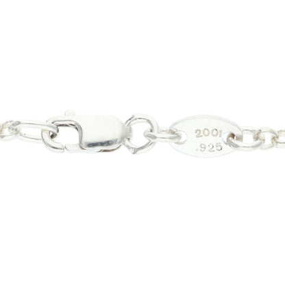 Chrome Hearts Roll Chain Silver Necklace Size 20INCH