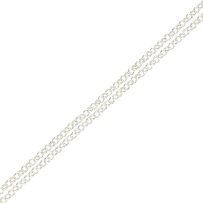 Chrome Hearts Roll Chain Silver Necklace Size 20INCH