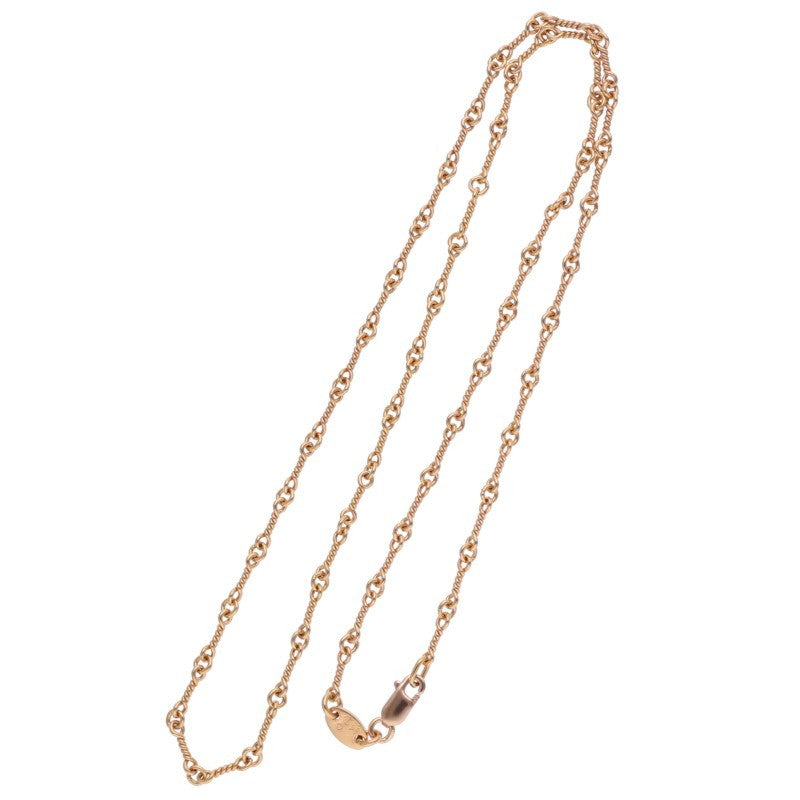 Chrome Hearts 22K Twisted Chain Necklace Yellow Size 18INCH