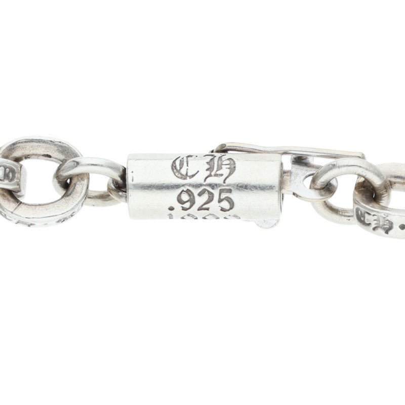 Chrome Hearts Paper Chain Silver Necklace Size 16INCH