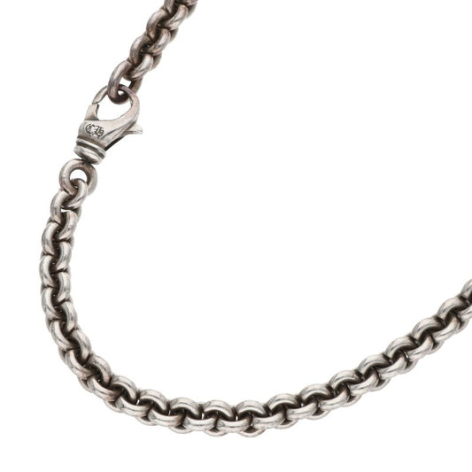 Chrome Hearts RS Loop Chain Silver Necklace Size 20 Inch