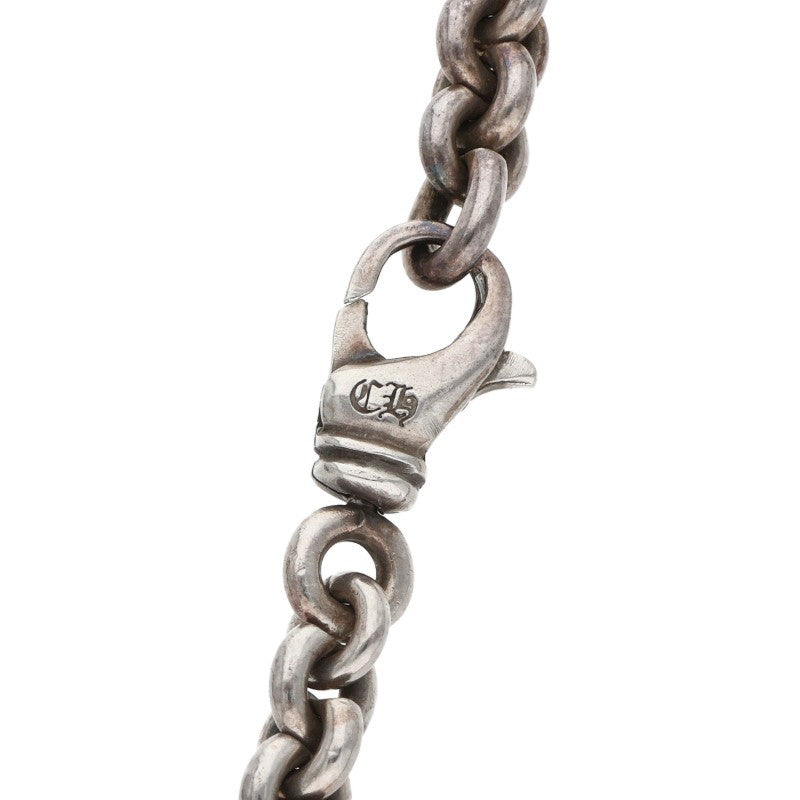 Chrome Hearts RS Loop Chain Silver Necklace Size 20 Inch
