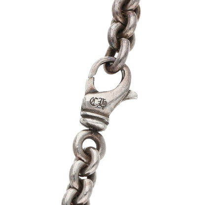 Chrome Hearts RS Loop Chain Silver Necklace Size 20 Inch