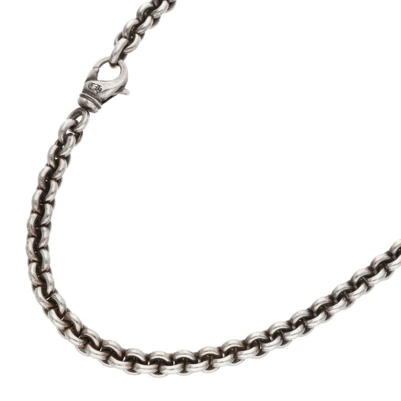 Chrome Hearts RS Loop Chain Silver Necklace Size 32 Inch