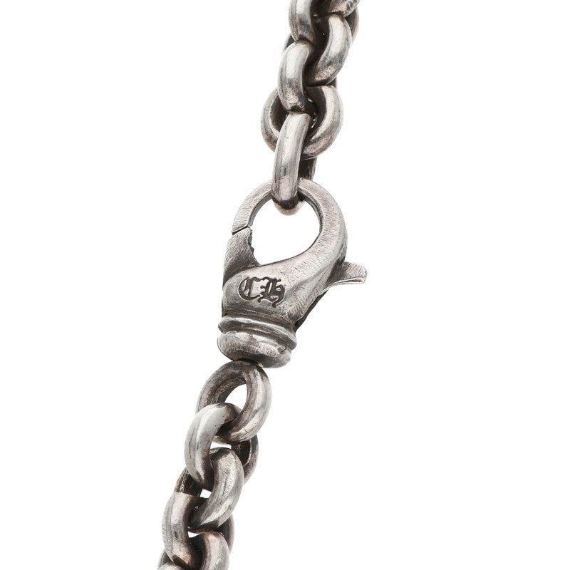 Chrome Hearts RS Loop Chain Silver Necklace Size 32 Inch