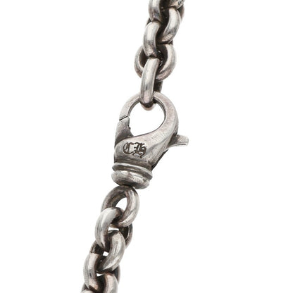 Chrome Hearts RS Loop Chain Silver Necklace Size 32 Inch