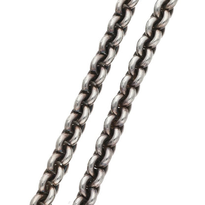 Chrome Hearts RS Loop Chain Silver Necklace Size 32 Inch