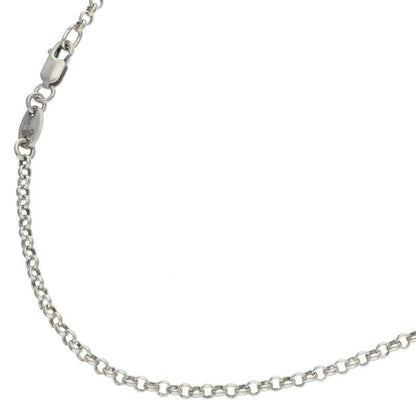 Chrome Hearts 925 Silver Roll Chain Necklace Size 20INCH