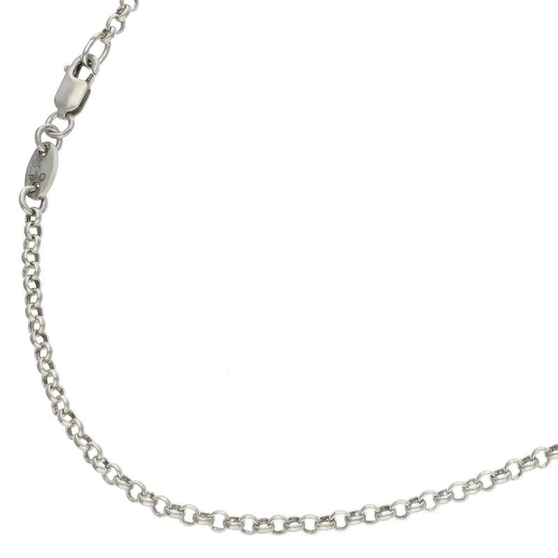 Chrome Hearts 925 Silver Roll Chain Necklace Size 20INCH