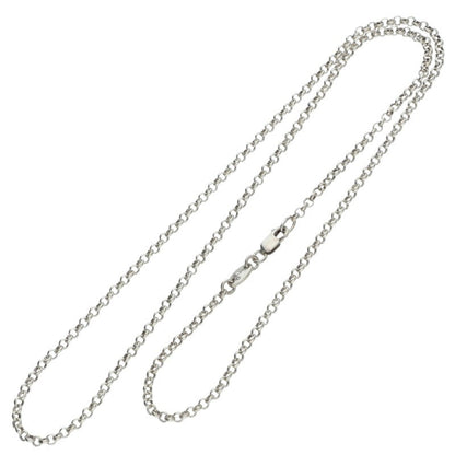 Chrome Hearts 925 Silver Roll Chain Necklace Size 20INCH