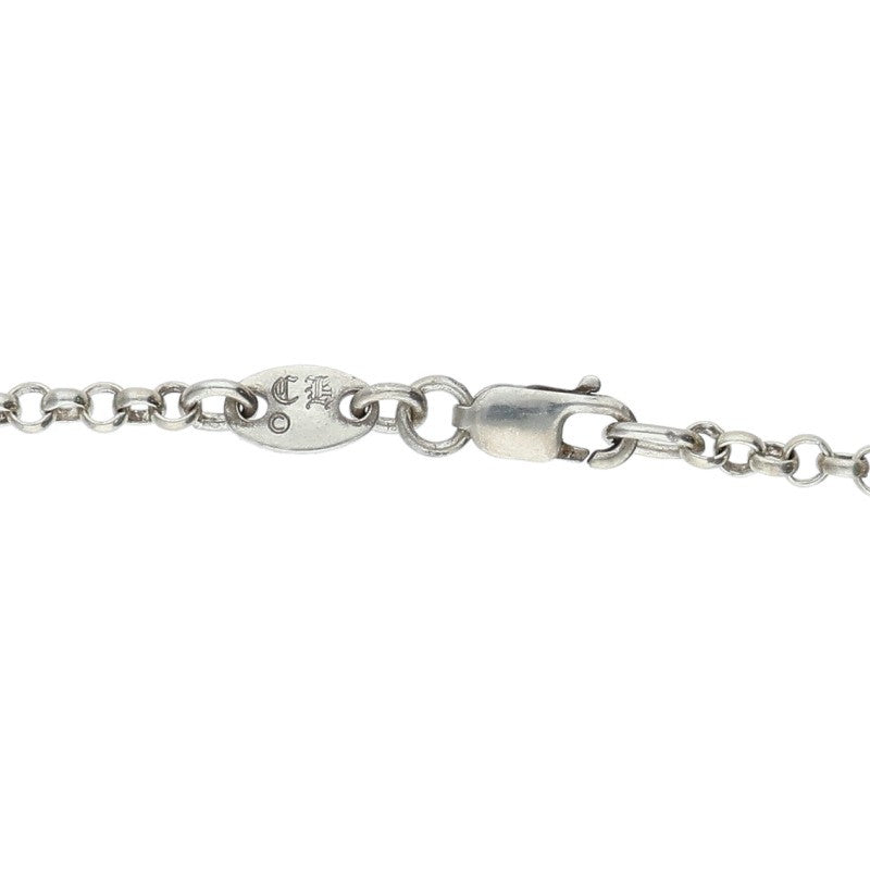 Chrome Hearts 925 Silver Roll Chain Necklace Size 20INCH