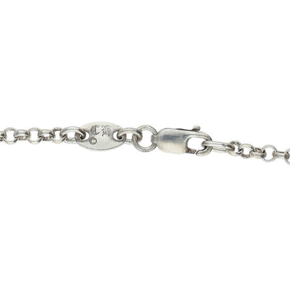 Chrome Hearts 925 Silver Roll Chain Necklace Size 20INCH