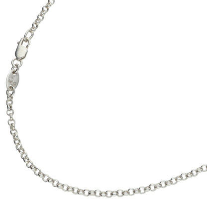 Chrome Hearts 925 Silver Roll Chain Necklace Size 20INCH