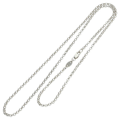 Chrome Hearts 925 Silver Roll Chain Necklace Size 20INCH