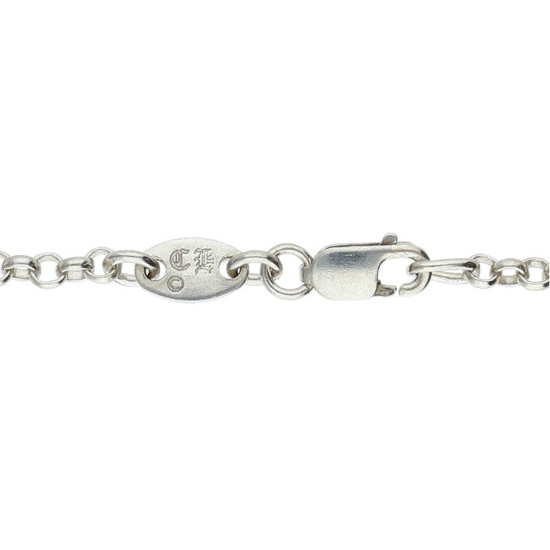 Chrome Hearts 925 Silver Roll Chain Necklace Size 20INCH