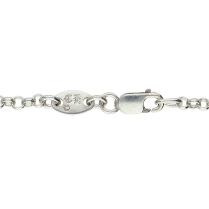 Chrome Hearts 925 Silver Roll Chain Necklace Size 20INCH