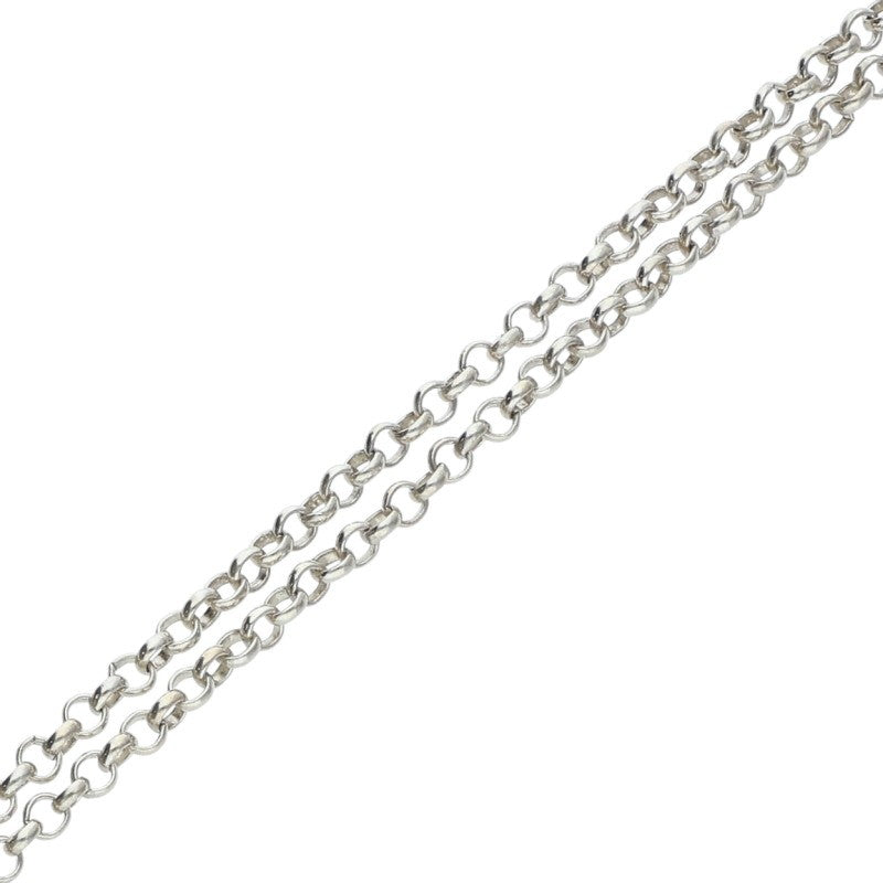 Chrome Hearts 925 Silver Roll Chain Necklace Size 20INCH