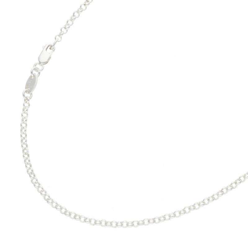 Chrome Hearts Roll Chain Silver Necklace Size 24INCH