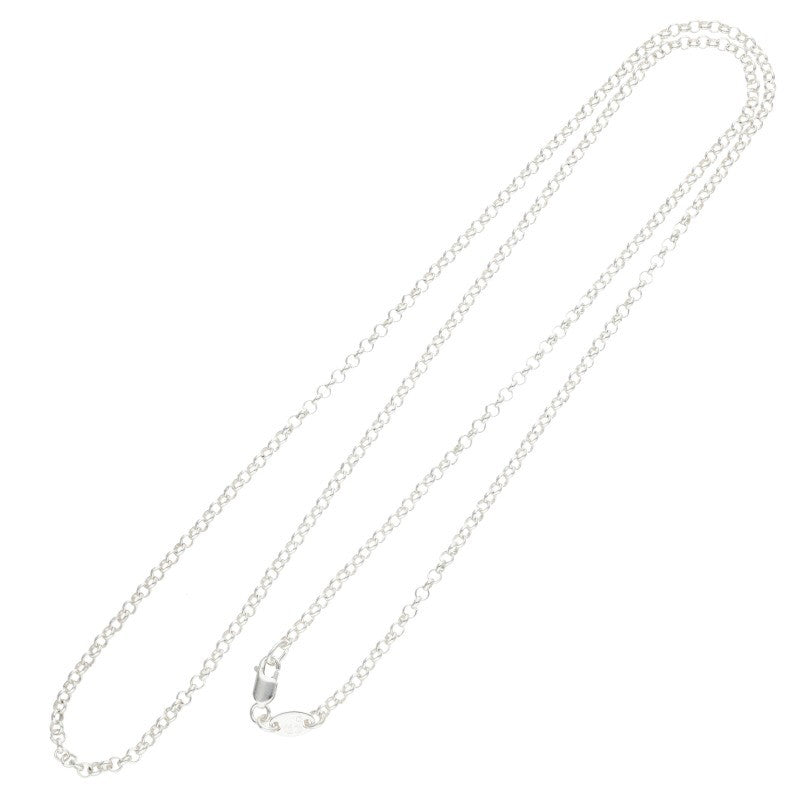Chrome Hearts Roll Chain Silver Necklace Size 24INCH