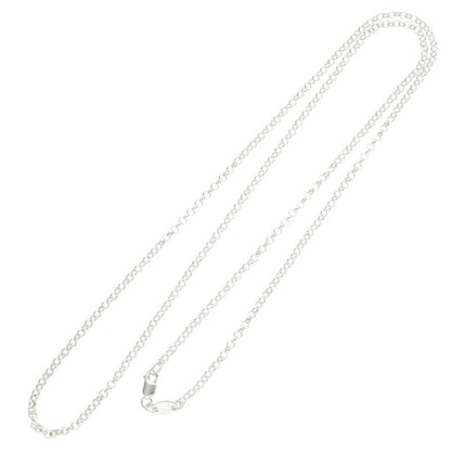 Chrome Hearts Roll Chain Silver Necklace Size 24INCH
