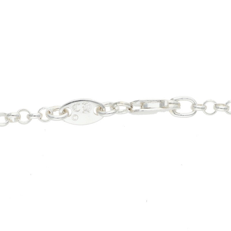 Chrome Hearts Roll Chain Silver Necklace Size 24INCH