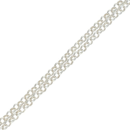 Chrome Hearts Sterling Silver Chain Necklace Size 18INCH