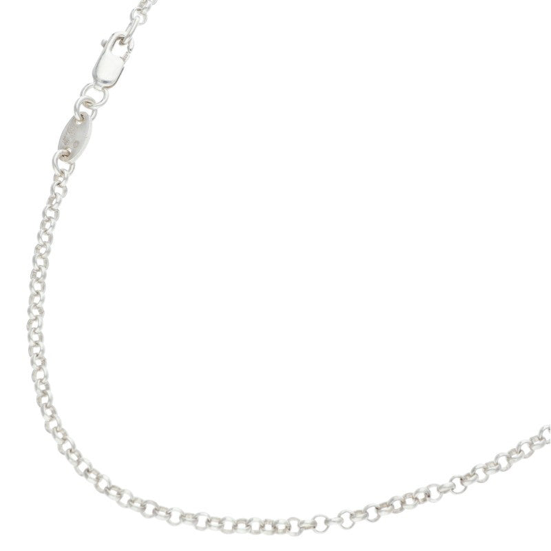 Chrome Hearts Sterling Silver Chain Necklace Size 18INCH