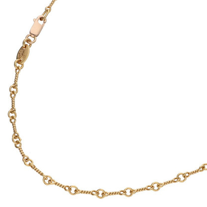 Chrome Hearts 22K Yellow Gold Twist Chain Necklace Size 24