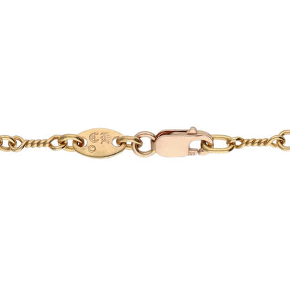 Chrome Hearts 22K Yellow Gold Twist Chain Necklace Size 24