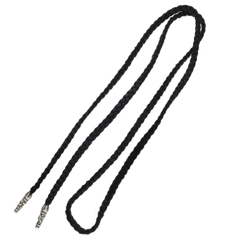 Chrome Hearts Scroll Leather Braid Necklace Size ONE SIZE