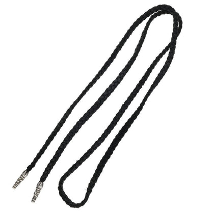 Chrome Hearts Scroll Leather Braid Necklace Size ONE SIZE