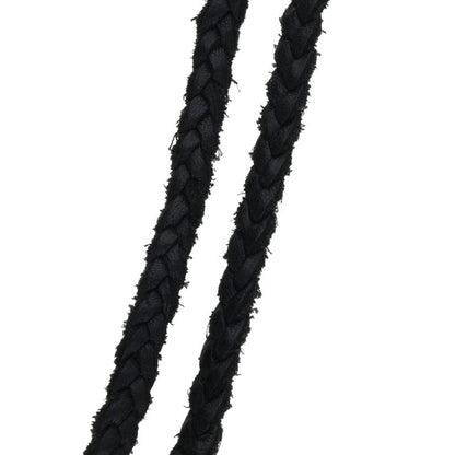Chrome Hearts Scroll Leather Braid Necklace Size ONE SIZE