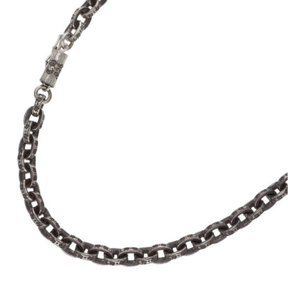 Chrome Hearts Paper Chain Silver 925 Necklace Size 20INCH