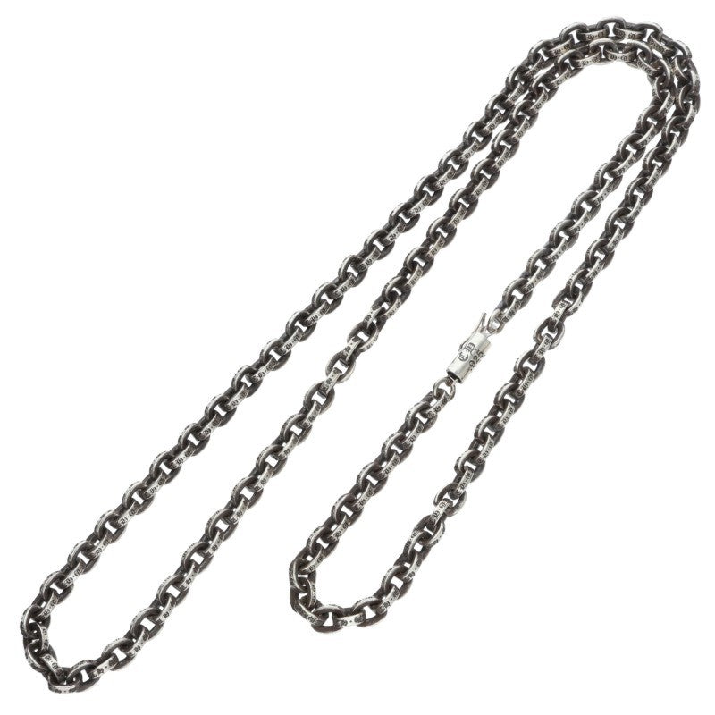 Chrome Hearts Paper Chain Silver 925 Necklace Size 24INCH