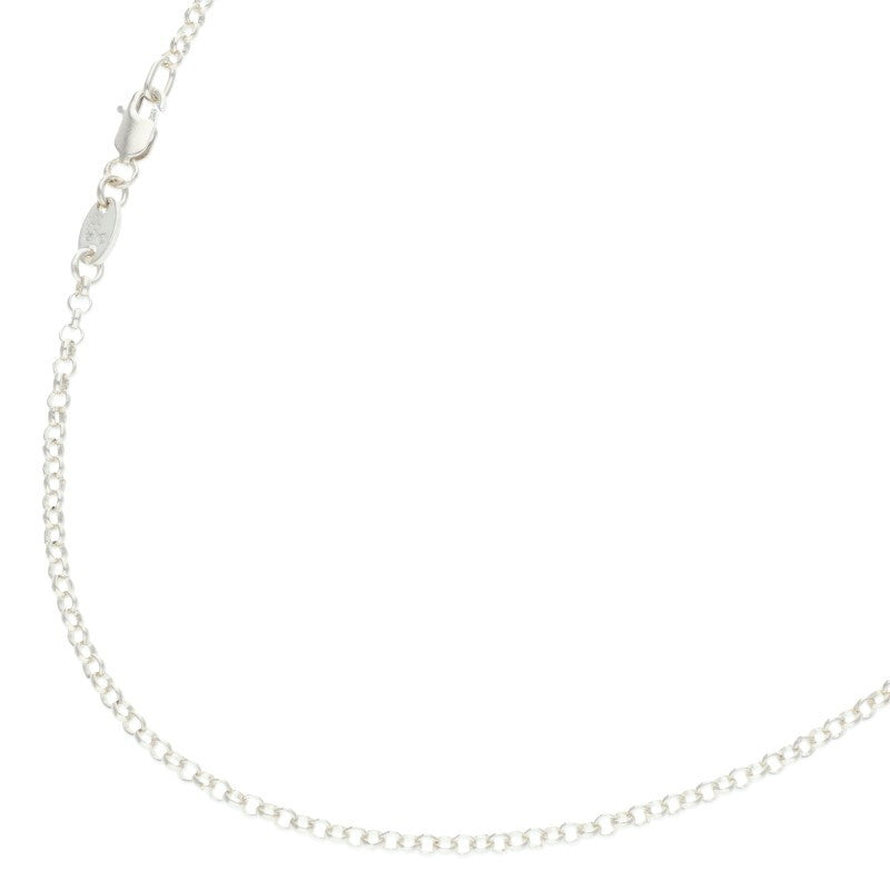 Chrome Hearts Roll Chain Silver 925 Necklace Size 20INCH