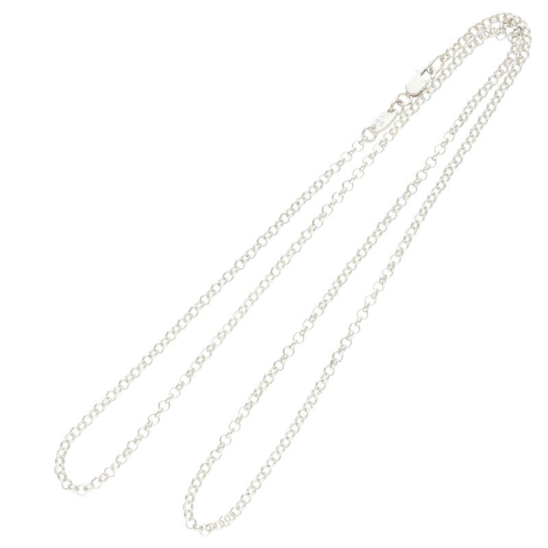 Chrome Hearts Roll Chain Silver 925 Necklace Size 20INCH