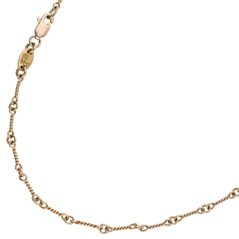 Chrome Hearts 22K Twist Chain Gold Necklace Size 18 Inch