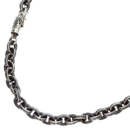 Chrome Hearts Paper Chain 925 Silver Necklace Size 18 Inch