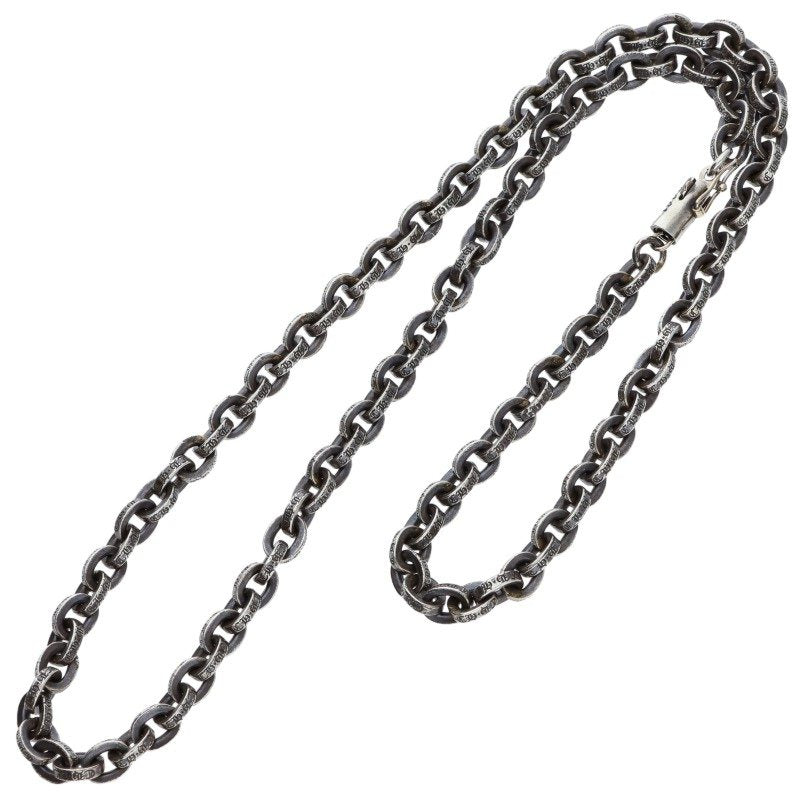 Chrome Hearts Paper Chain 925 Silver Necklace Size 18 Inch