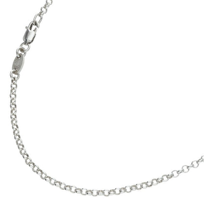 Chrome Hearts Roll Chain Necklace Silver Size 20 Inch
