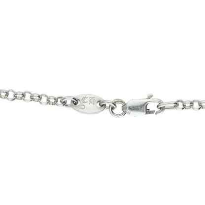 Chrome Hearts Roll Chain Necklace Silver Size 20 Inch