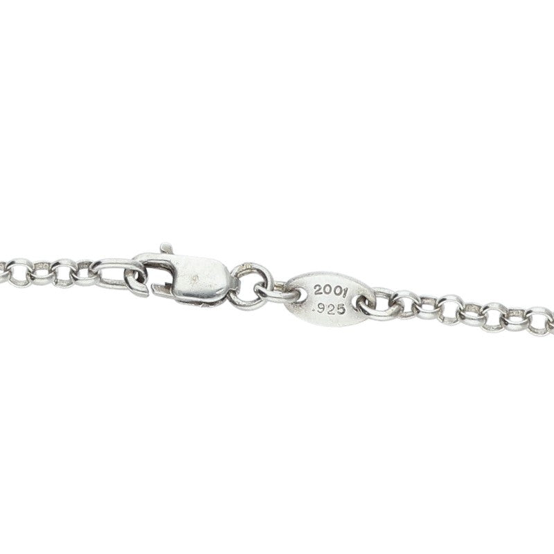 Chrome Hearts Roll Chain Necklace Silver Size 20 Inch