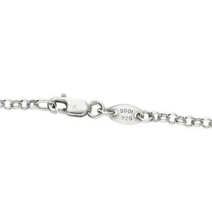Chrome Hearts Roll Chain Necklace Silver Size 20 Inch