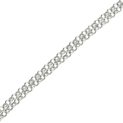 Chrome Hearts Roll Chain Necklace Silver Size 20 Inch