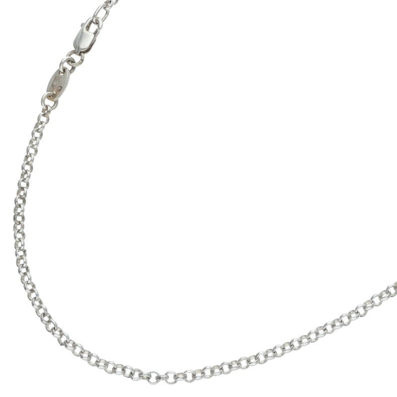 Chrome Hearts Roll Chain Silver Necklace Size 20 Inch