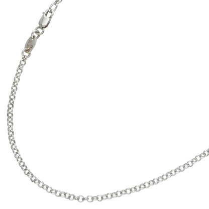 Chrome Hearts Roll Chain Silver Necklace Size 20 Inch