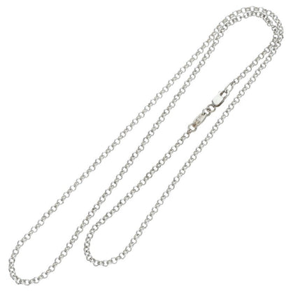 Chrome Hearts Roll Chain Silver Necklace Size 20 Inch